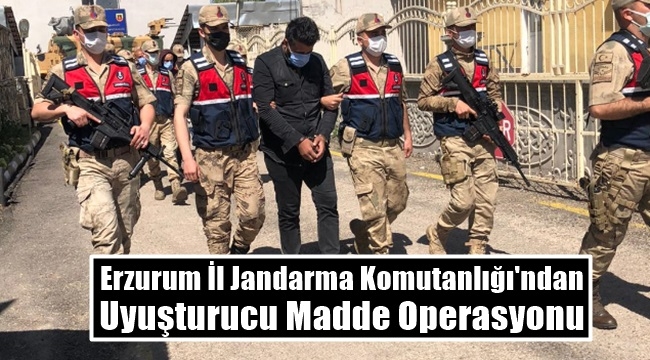Erzurum İl Jandarma Komutanlığından Başarılı Operasyon