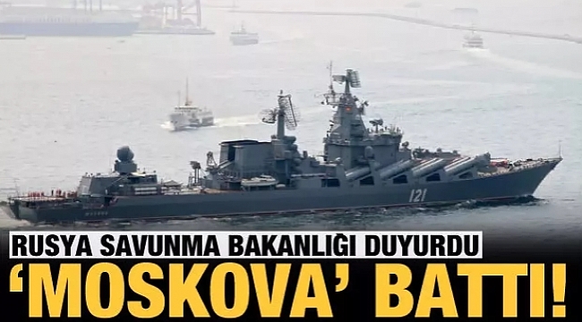 Rusya'nın Amiral Gemisi Battı!
