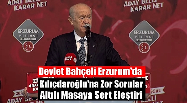 MHP Lideri Bahçeli Erzurum'da Vatandaşlara Seslendi