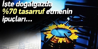 Doğalgazda Tasarruf