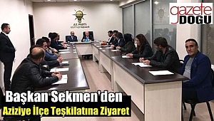Başkan Sekmen'den Aziziye Teşkilatına Ziyaret