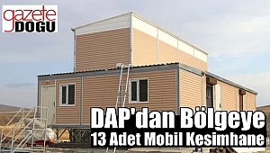 DAP'tan Bölgeye Mobil Kesimhane