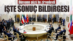 İşte Soçi Zirvesi Kararları!