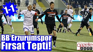 BB Erzurumspor Yine Kayıp Verdi