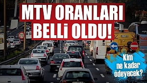Sürücülerin Ödeyeceği MTV Tutarları Belli Oldu