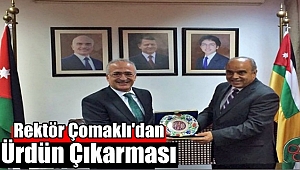 Rektör Çomaklı Ürdün'de