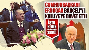 Cumhurbaşkanı Erdoğan'dan Bahçeliye Külliye Daveti