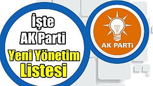 İşte AK Parti Erzurum Yeni Yönetim Listesi