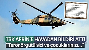Zeytin Dalı Harekatında Bildiri Adımı