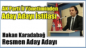 AK Parti Erzurum İl Yönetiminden Aday Adayı İstifası
