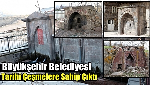 Büyükşehir Belediyesi Tarihi Çeşmelere Sahip Çıktı