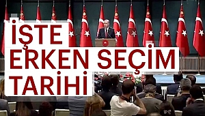 Cumhurbaşkanı Erdoğan Erken Seçim Tarihini Açıkladı!