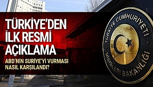 Suriye Saldırısına Dair Türkiye'den İlk Açıklama