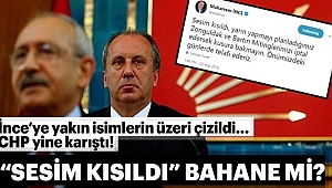 CHP'de İnce'nin Ekibi Adeta Tasfiye Edildi!