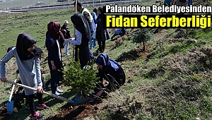 Palandöken Belediyesinden Fidan Seferberliği