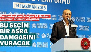 Cumhurbaşkanı Erdoğan'dan 24 Haziran Vurgusu