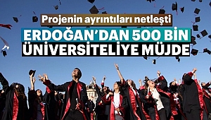 Cumhurbaşkanı Erdoğan'dan 'Üniversiteliye İş' Müjdesi