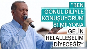 Cumhurbaşkanı Erdoğan Tokat Mitinginde