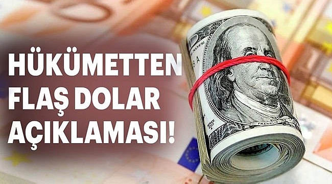 Hükümetten Dolar Açıklaması!