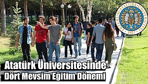 Atatürk Üniversitesinde Dört Mevsim Eğitim
