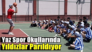 Yaz Spor Okullarında Yıldızlar Parıldıyor