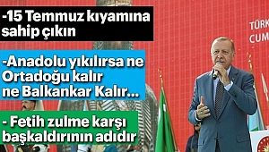 Başkan Erdoğan Malazgirt'ten Dünyaya Meydan Okudu