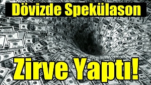 Dövizde Spekülason Zirve Yaptı!