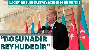 Başkan Erdoğan'dan Tüm Dünyaya Net Mesaj!