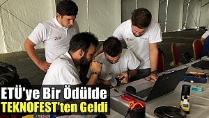 ETÜ'ye Bir Ödülde Teknofest'ten Geldi