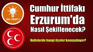 Cumhur İttifakı Erzurum'da Nasıl Şekillenecek?