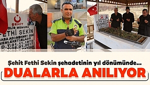 Şehit Polis Fethi Sekin Dualarla Anılıyor