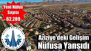 Aziziye'deki Gelişim Nüfusa Yansıdı