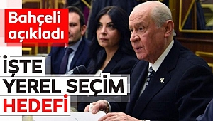 Bahçeli'den Yerel Seçim Hedefi Açıklaması