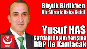BBP Çat Belediye Başkan Adayı Yusuf Has Oldu