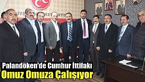 Palandöken'de Cumhur İttifakı Omuz Omuza Çalışıyor