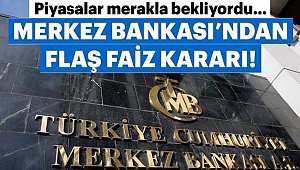 Merkez Bankası Faiz Kararını Açıkladı