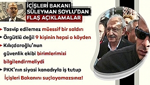 Süleyman Soylu'dan Kılıçdaroğlu Açıklaması