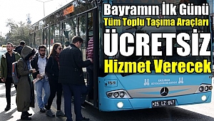 Büyükşehir'den Bayramda Ücretsiz Ulaşım Hizmeti