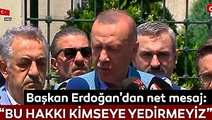 Başkan Erdoğan'dan Akdeniz Mesajı