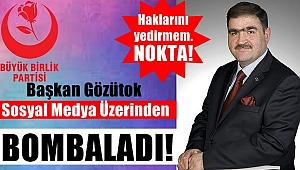 Başkan Gözütok'dan Altınok'a Sert Tepki!