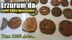 Erzurum'da Tarihi Sikke Operasyonu