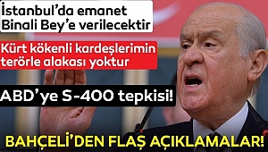 MHP Lideri Bahçeli'den Sert Mesajlar!