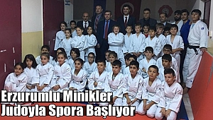 Erzurumlu Minikler Judoyla Spora Başlıyor