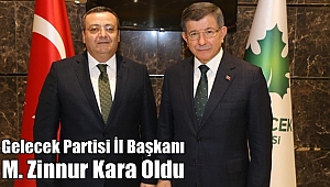 Gelecek Partisi Erzurum'da Zinnur Kara'ya Emanet Edildi