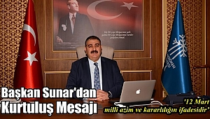 Başkan Sunar'dan Kurtuluş Mesajı
