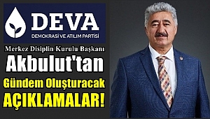 Akbulut'tan Gündem Oluşturacak Açıklamalar!