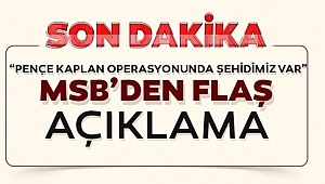 Pençe-Kaplan Operasyonundan Acı Haber Geldi