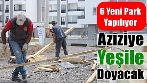 Aziziye Yeşile Alana Doyacak