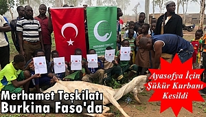 Merhamet Teşkilatı'ndan Şükür Kurbanı