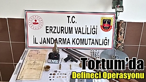 Tortum'da Defineci Operasyonu